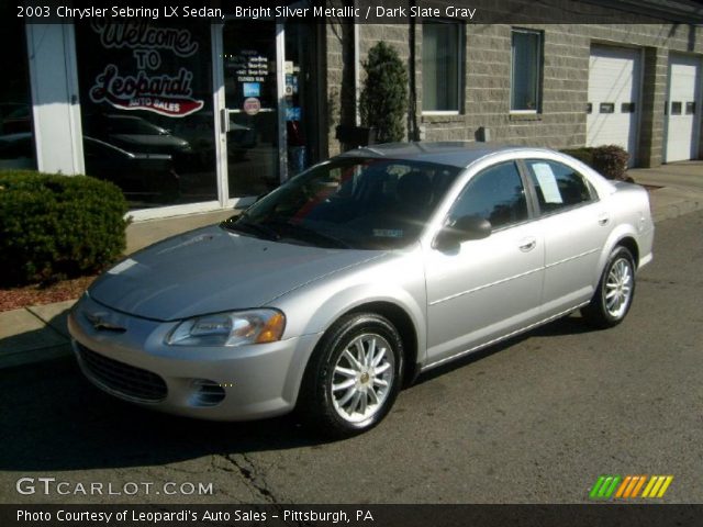 2003 Chrysler Sebring LX Sedan in Bright Silver Metallic