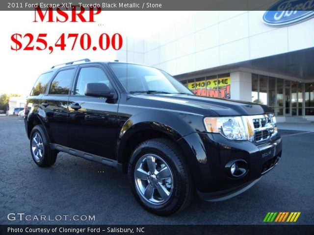 2011 Ford Escape XLT in Tuxedo Black Metallic