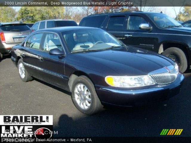 2000 Lincoln Continental  in Deep Wedgewood Blue Metallic