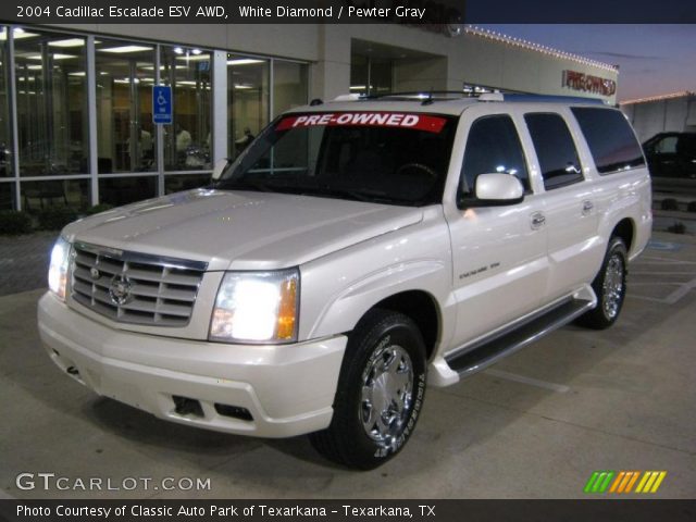 2004 Cadillac Escalade ESV AWD in White Diamond