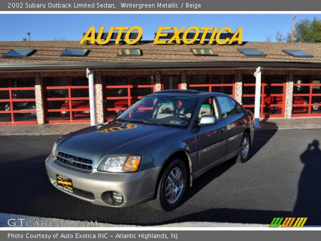 2002 Subaru Outback Limited Sedan in Wintergreen Metallic