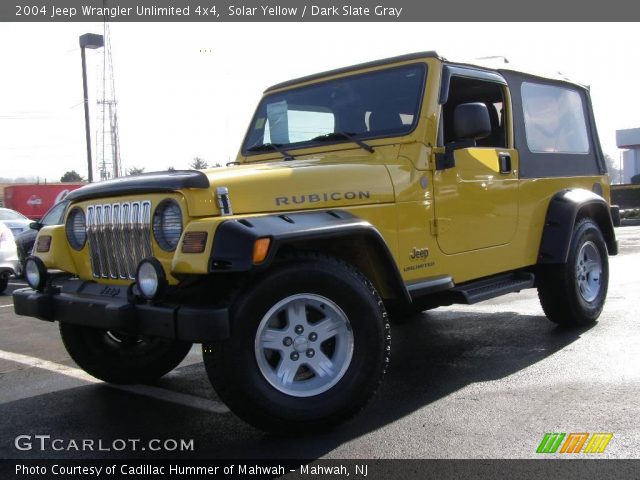 2004 Jeep Wrangler Unlimited 4x4 in Solar Yellow