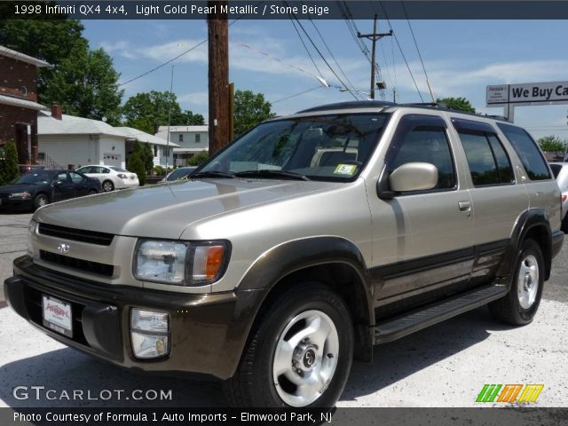 1998 Infiniti QX4 4x4 in Light Gold Pearl Metallic