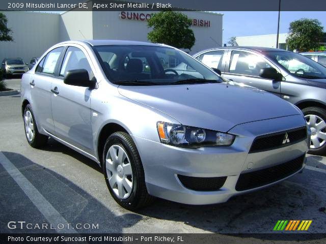 2009 Mitsubishi Lancer DE in Apex Silver Metallic