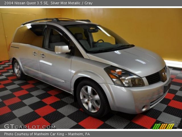 2004 Nissan Quest 3.5 SE in Silver Mist Metallic