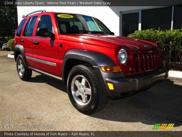 2006 Jeep Liberty Sport in Inferno Red Pearl