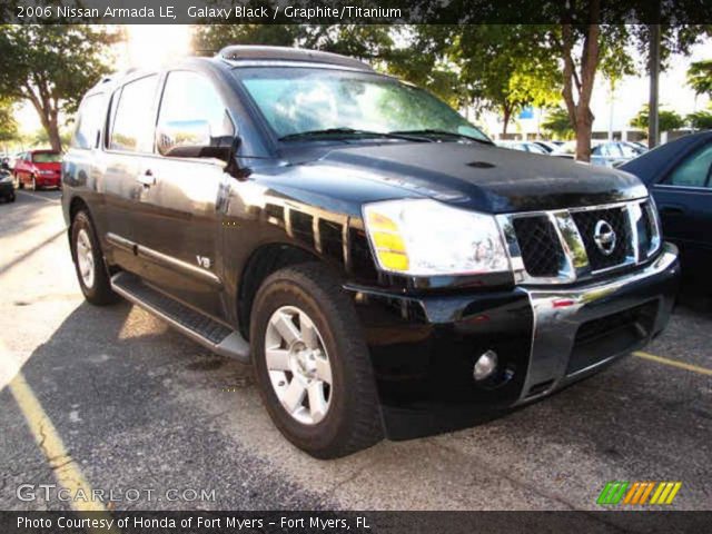 2006 Nissan Armada LE in Galaxy Black