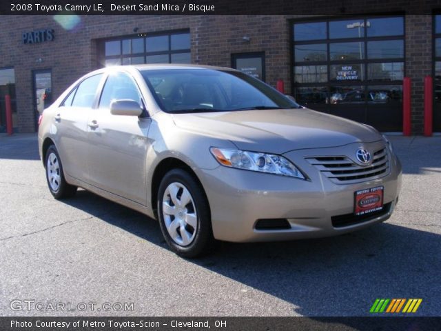 2008 Toyota Camry LE in Desert Sand Mica