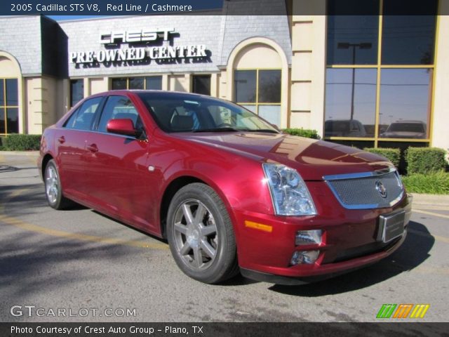 2005 Cadillac STS V8 in Red Line