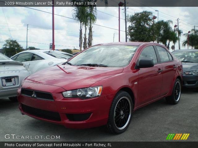 2009 Mitsubishi Lancer DE in Rally Red Pearl