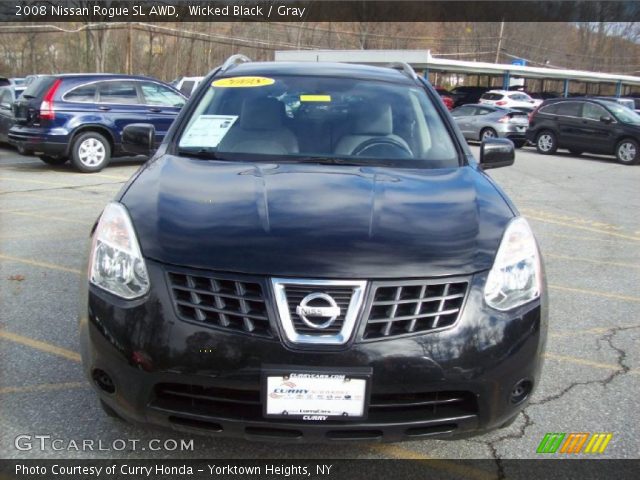 2008 Nissan Rogue SL AWD in Wicked Black