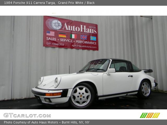 1984 Porsche 911 Carrera Targa in Grand Prix White