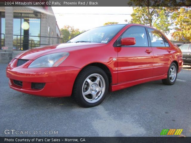2004 Mitsubishi Lancer OZ Rally in Phoenix Red