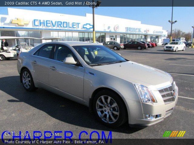 2009 Cadillac CTS 4 AWD Sedan in Gold Mist