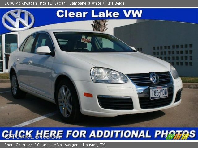 2006 Volkswagen Jetta TDI Sedan in Campanella White