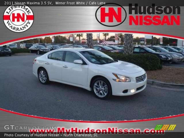 2011 Nissan Maxima 3.5 SV in Winter Frost White