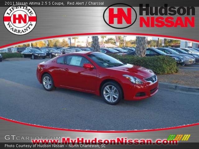 2011 Nissan Altima 2.5 S Coupe in Red Alert