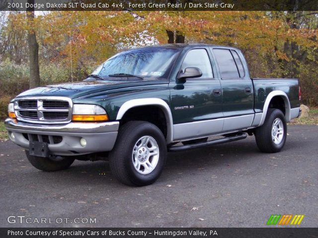 2001 Dodge Dakota SLT Quad Cab 4x4 in Forest Green Pearl