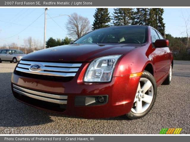 2007 Ford Fusion SE in Redfire Metallic