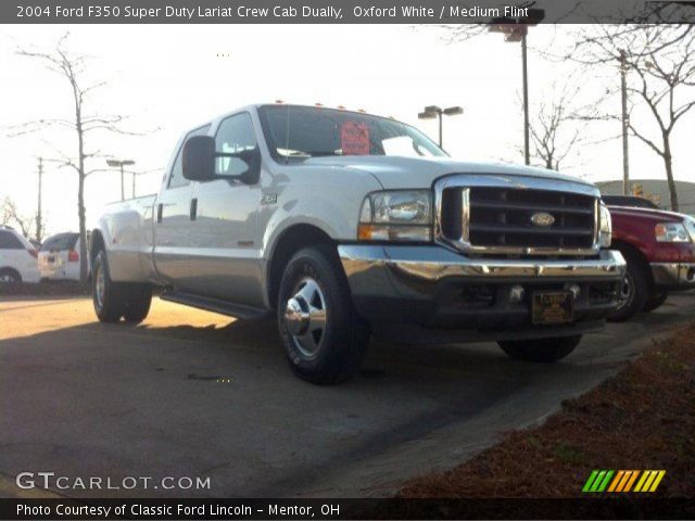 2004 Ford F350 Super Duty Lariat Crew Cab Dually in Oxford White