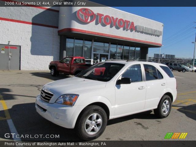 2008 Kia Sorento LX 4x4 in Clear White