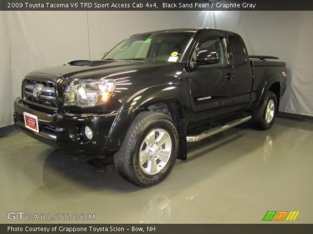 2009 Toyota Tacoma V6 TRD Sport Access Cab 4x4 in Black Sand Pearl