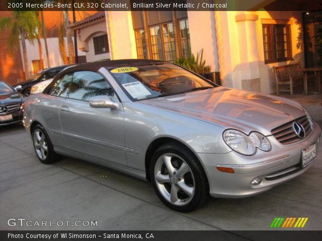 2005 Mercedes-Benz CLK 320 Cabriolet in Brilliant Silver Metallic