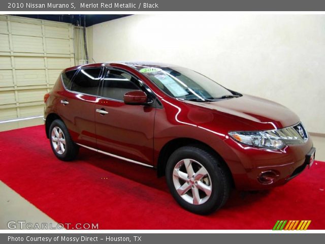 2010 Nissan Murano S in Merlot Red Metallic
