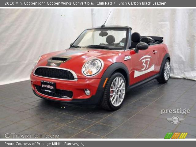 2010 Mini Cooper John Cooper Works Convertible in Chili Red