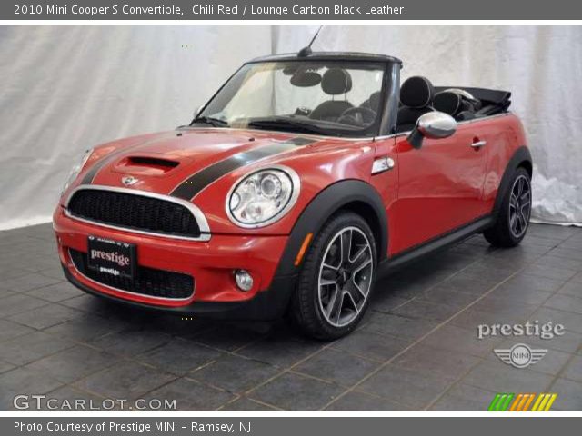 2010 Mini Cooper S Convertible in Chili Red