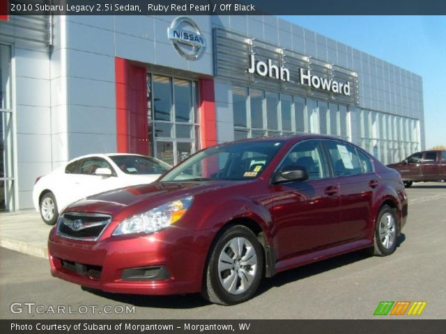 2010 Subaru Legacy 2.5i Sedan in Ruby Red Pearl