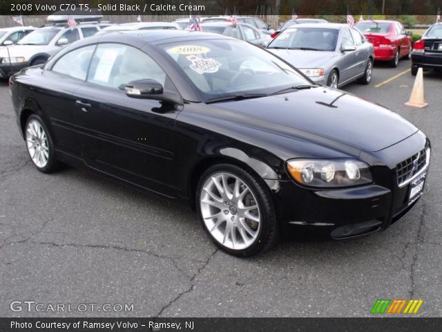 2008 Volvo C70 T5 in Solid Black