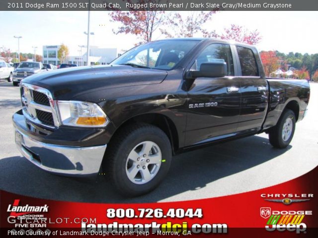 2011 Dodge Ram 1500 SLT Quad Cab in Rugged Brown Pearl