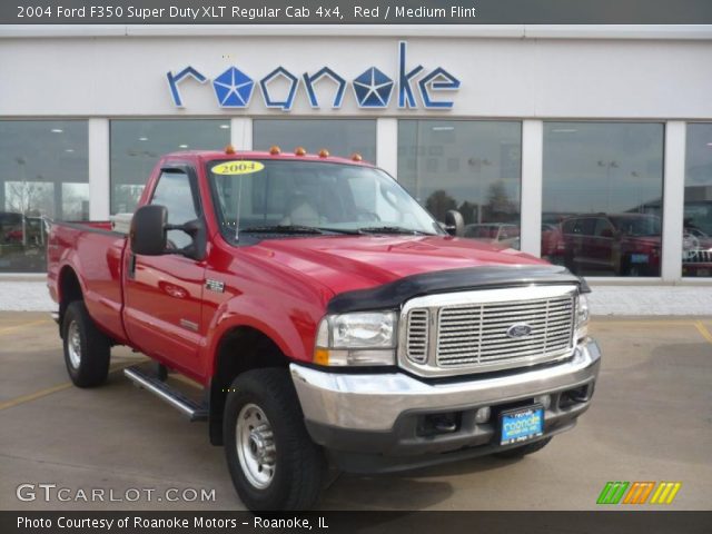 2004 Ford F350 Super Duty XLT Regular Cab 4x4 in Red
