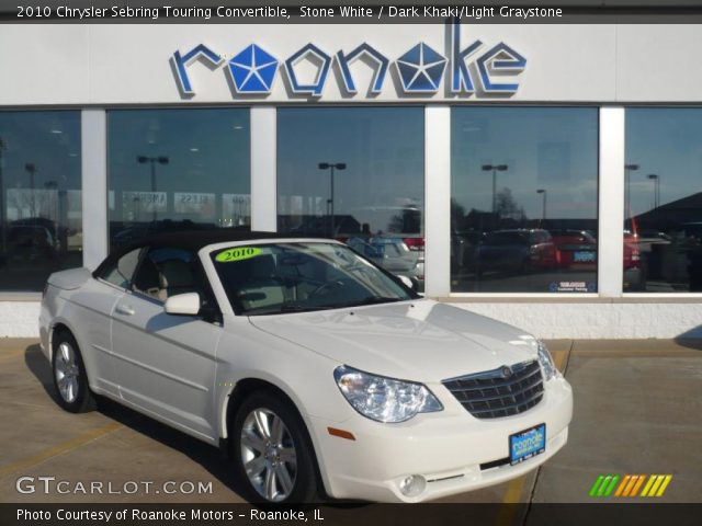 2010 Chrysler Sebring Touring Convertible in Stone White