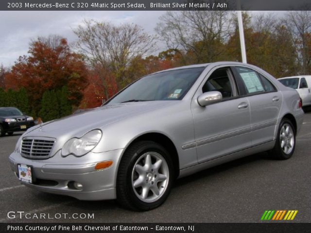 2003 Mercedes-Benz C 320 4Matic Sport Sedan in Brilliant Silver Metallic