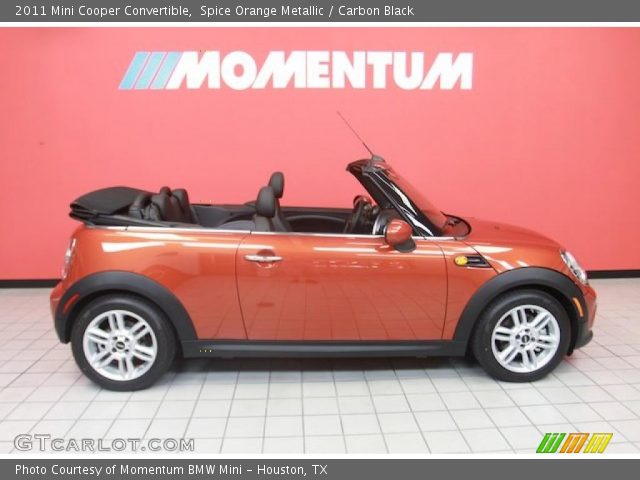 2011 Mini Cooper Convertible in Spice Orange Metallic