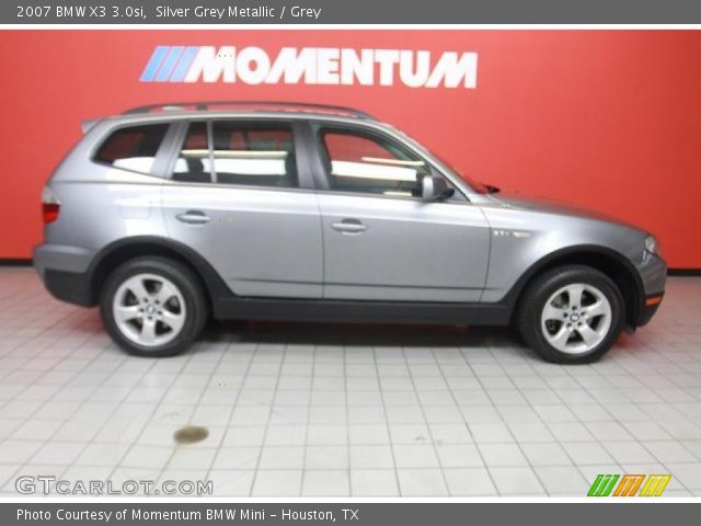2007 BMW X3 3.0si in Silver Grey Metallic