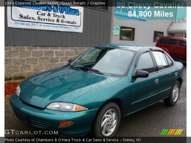 1999 Chevrolet Cavalier Sedan in Green Metallic