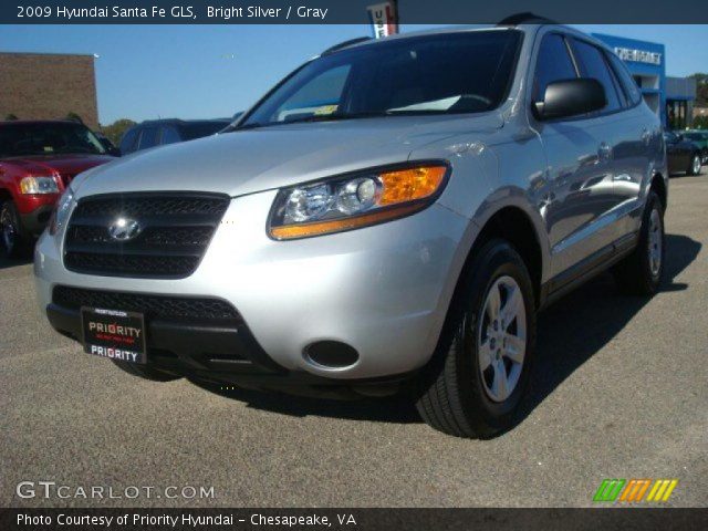 2009 Hyundai Santa Fe GLS in Bright Silver