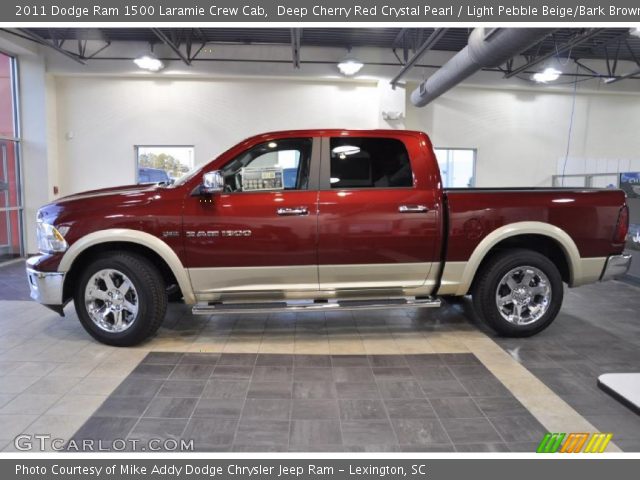 2011 Dodge Ram 1500 Laramie Crew Cab in Deep Cherry Red Crystal Pearl