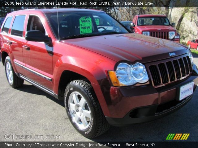 2008 Jeep Grand Cherokee Laredo 4x4 in Red Rock Crystal Pearl