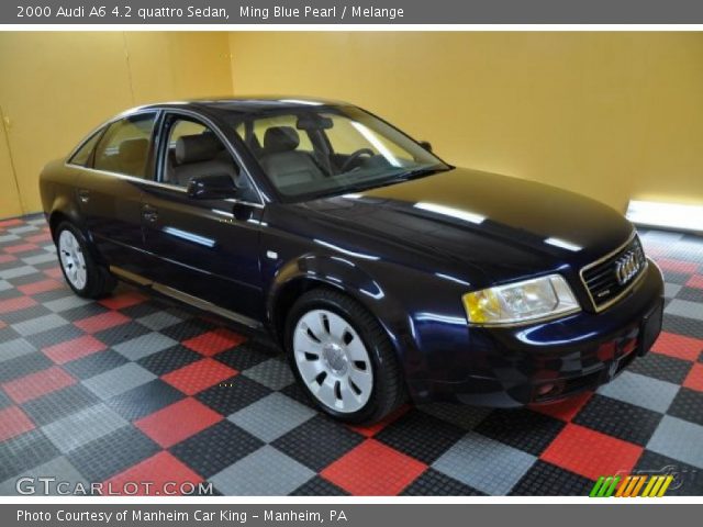 2000 Audi A6 4.2 quattro Sedan in Ming Blue Pearl