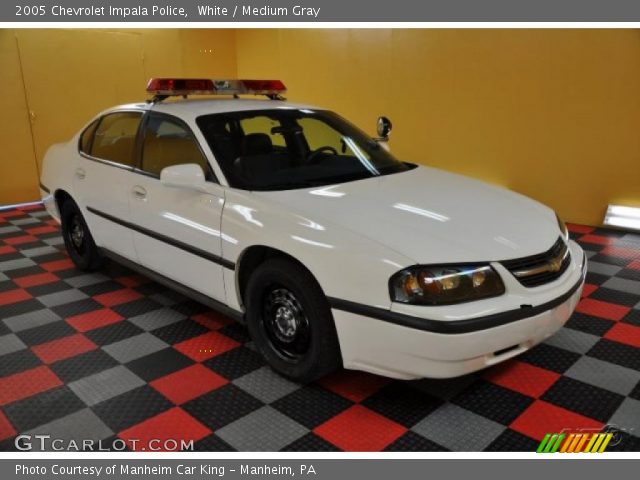 2005 Chevrolet Impala Police in White