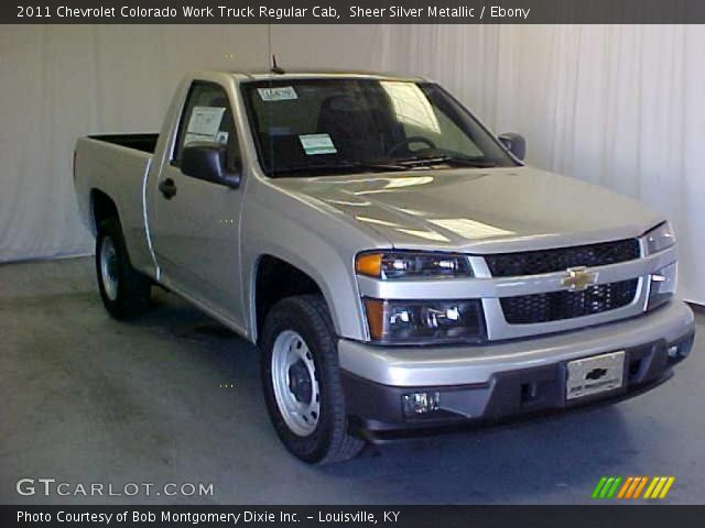2011 Chevrolet Colorado Work Truck Regular Cab in Sheer Silver Metallic