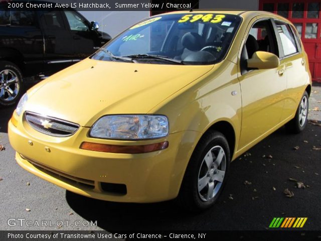 2006 Chevrolet Aveo LS Hatchback in Summer Yellow