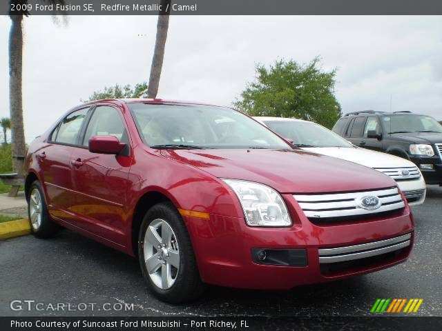 2009 Ford Fusion SE in Redfire Metallic