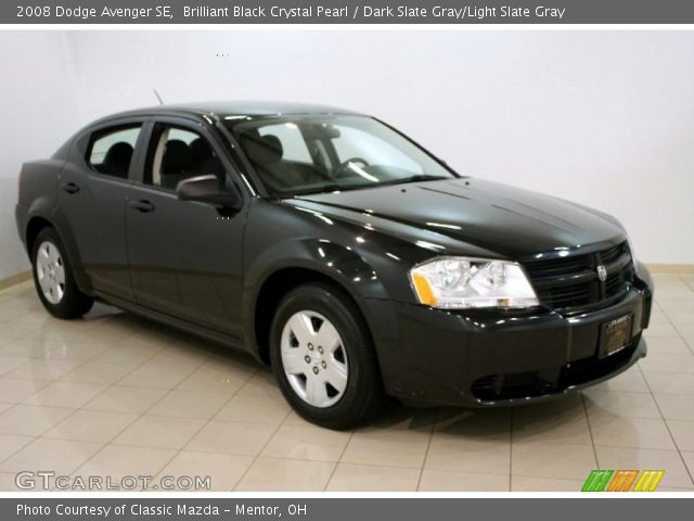 2008 Dodge Avenger SE in Brilliant Black Crystal Pearl