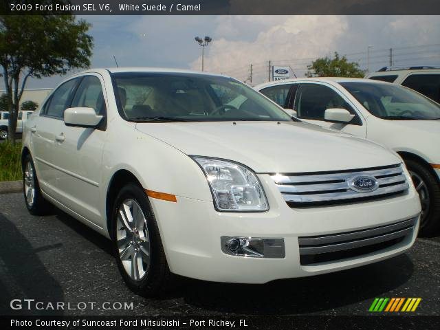 2009 Ford Fusion SEL V6 in White Suede