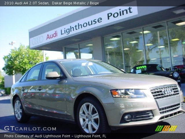 2010 Audi A4 2.0T Sedan in Dakar Beige Metallic